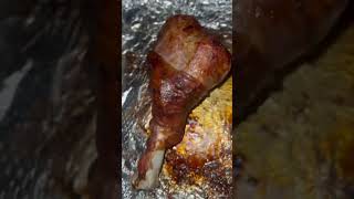 GIANT TURKEY LEG FOR UFC! #food #turkey #ufc
