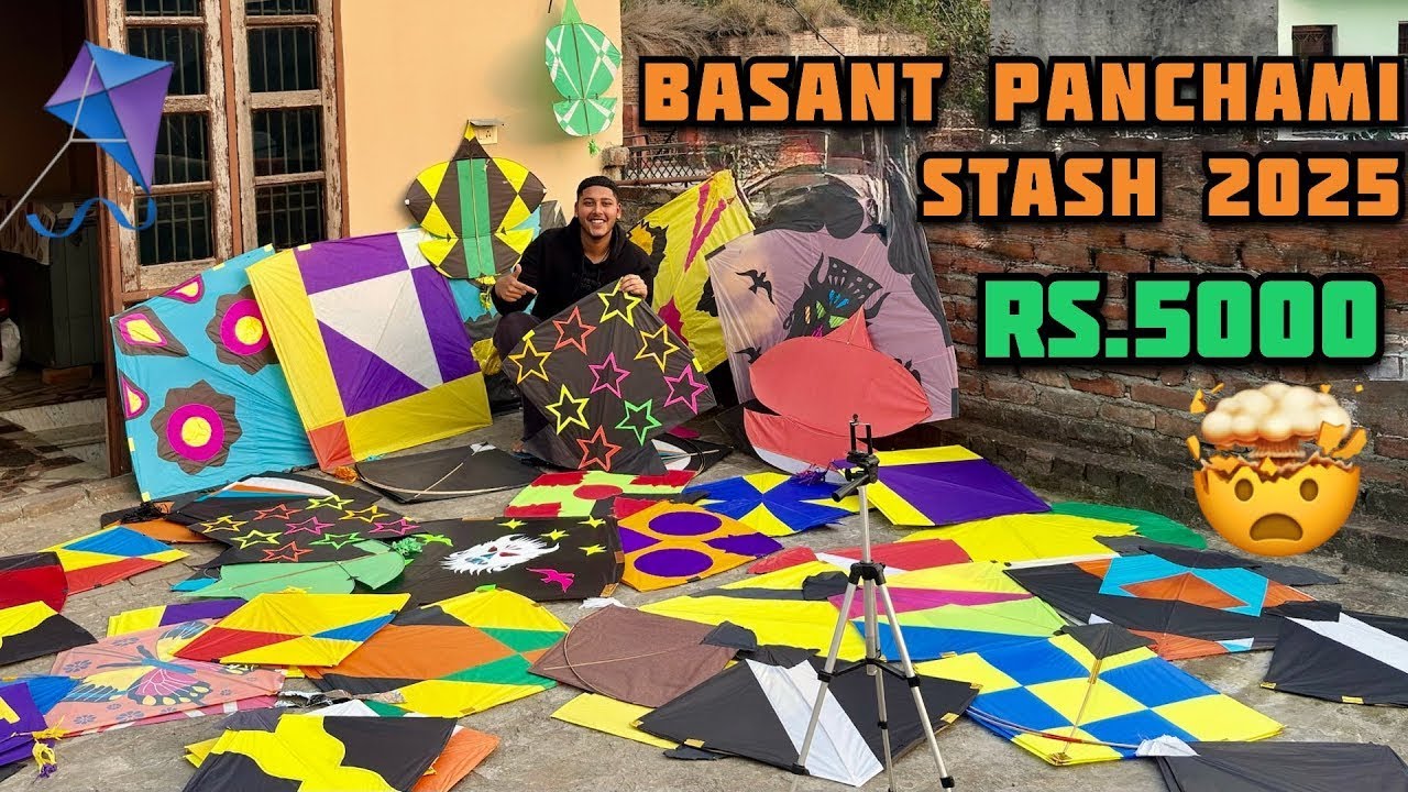 Basant Panchami Kite Stash 2025 | Colourful Patang Festival