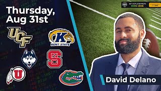 Three Free College Football Betting Predictions, 8/31/23: NCAAF Free Betting Pick from David Delano