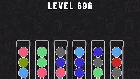 Ball Sort Puzzle Level 696 #ballsortpuzzle #ballsortpuzzlegameplay #puzzlegame #mobilegames