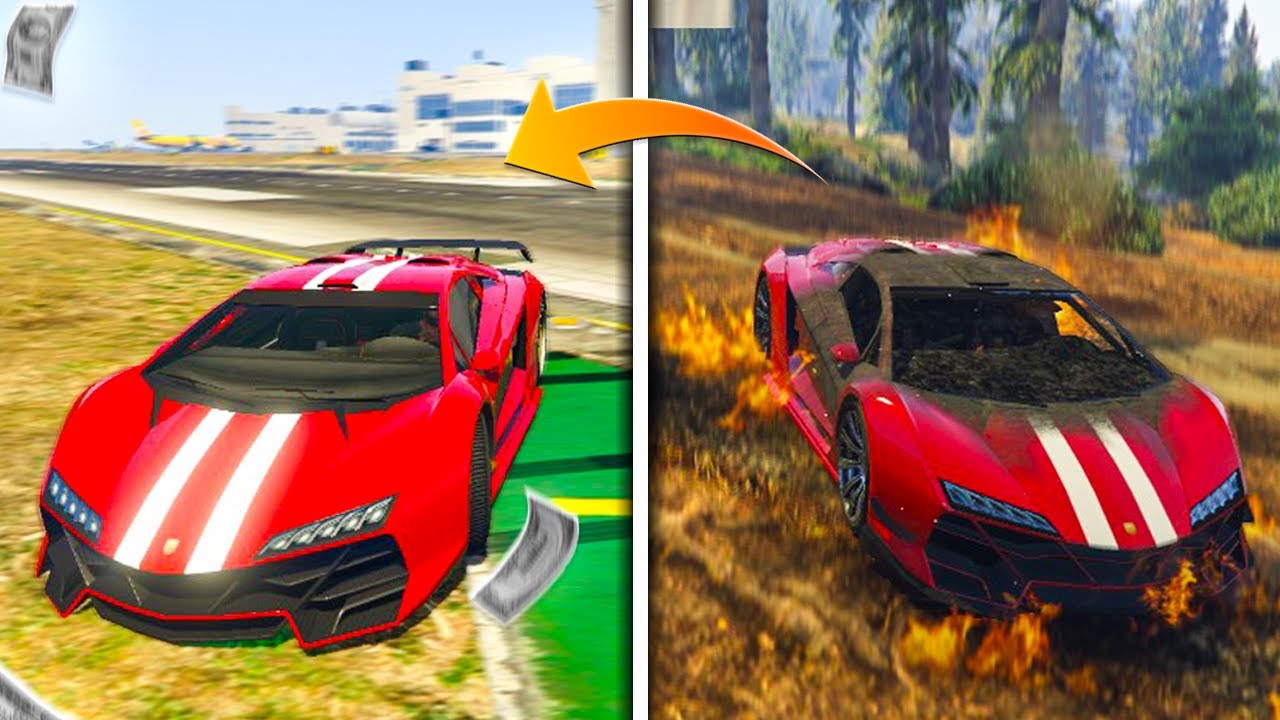 Upgrading Damaged Cars...GTA 5 THUMBNAIL SAMPLE
