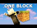 SKYBLOCK With Only One Block! - Minecraft Multiplayer Gameplay