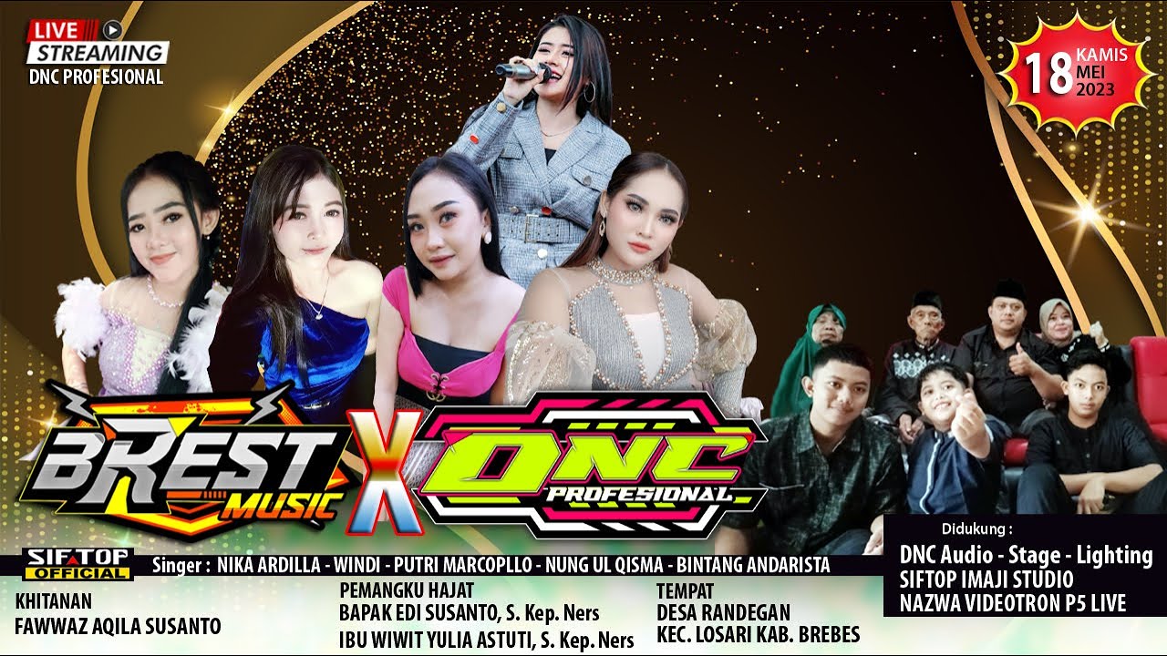 Konser Spektakuler Brest Music Orkes  Dangdut Live Randegan || 18 Mei 2023