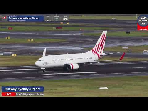 🔴 LIVE PLANE SPOTTING @ SYDNEY AIRPORT ✈️ - 24.5.26