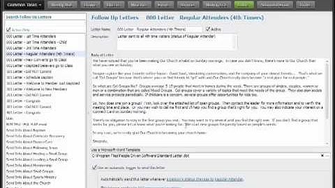 ELEXIO DATABASE Church Management Software