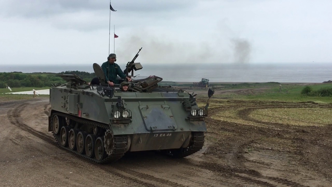 Greg Drives An Armoured Personnel Vehicle, Muckleburgh Military Collection