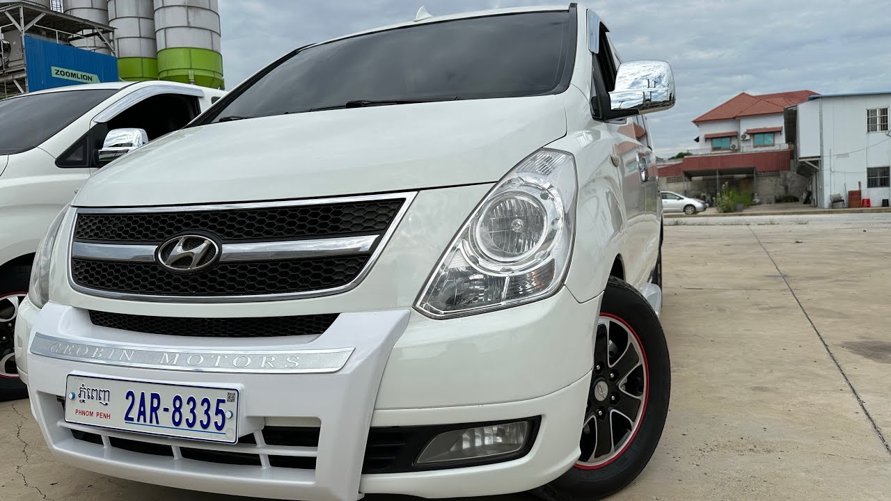 ឡានលក់ ស្តារិច Hyundai Starex CVX ឆ្នាំ2010/ឡានស្អាតម្ចាស់ដេីម/1xxxx☎️070899358/0975667555