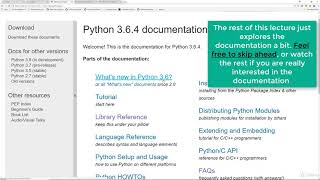 1  Methods and the Python Documentation