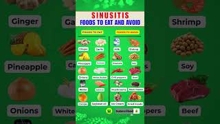 What to Eat &amp; Avoid for Sinusitis Relief