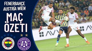 Fenerbahçe - Austri̇a Wi̇en 4-1 Maç Özeti̇ I Avrupa Li̇gi̇