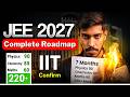 JEE 2027 Final Strategy: Get 220+ if you Start Now🔥 | Complete 7 Months Roadmap #jee