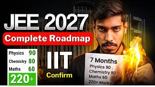 JEE 2027 Final Strategy: Get 220+ if you Start Now🔥 | Complete 7 Months Roadmap #jee