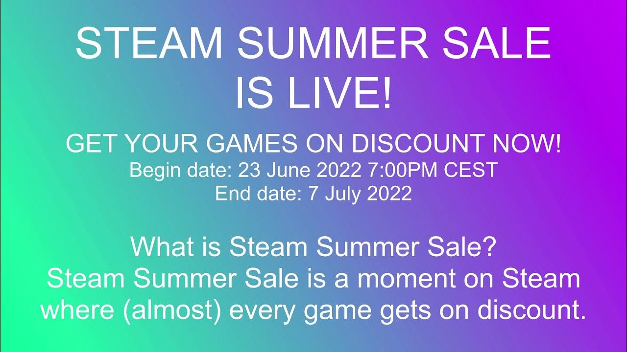 Steam Summer countdown - YouTube