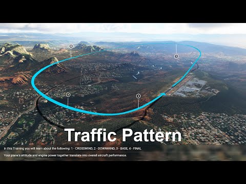 Microsoft Flight Simulator Tutorial - (5) - Traffic Pattern [4K]