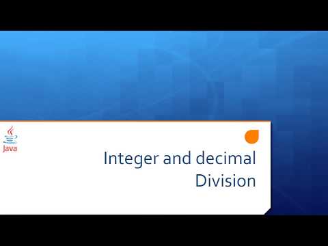 Lesson 1d   Integer Division