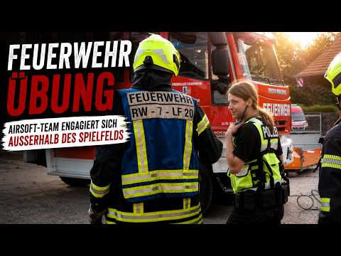3 Verletzte, 2 Brände, 2 Angreifer – Airsoft-Team inszeniert Feuerwehrübung