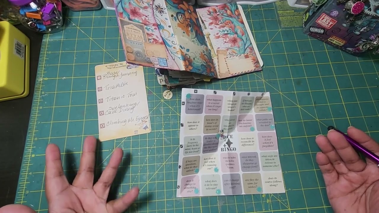 Themed lists & focus prompt flip thru gypsy journal 5/2025 | 