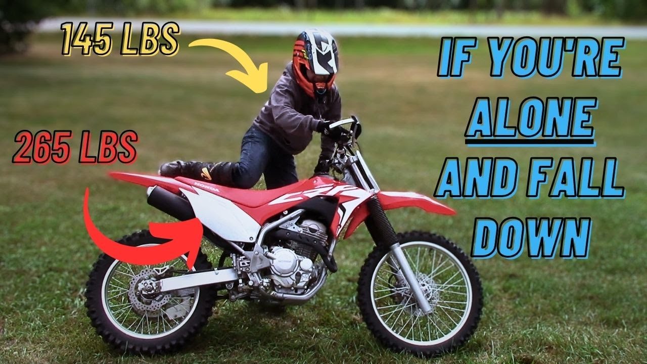 How To Easily Pick Up A Dirt Bike That Weighs More Than You YouTube