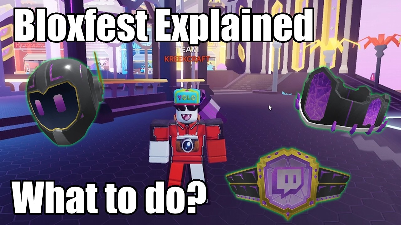 BLOXFEST Explained | What to do? How to earn UGC Limiteds | Badge Hunt & Pick a Team Info