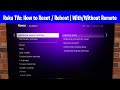 How to Reset or Reboot Your Roku TV (With & Without Remote)