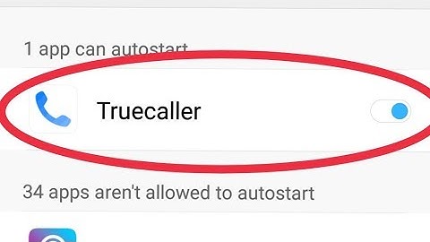 How To Turn off Truecaller Autostart || in Xiaomi Redmi Note 5 Pro Android