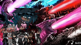 Villains Kaijus of the Mosnterverse react to no topo do mundo(Godzillas Special) 🇲🇽/🇺🇸