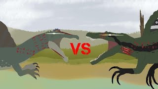 Spinosaurus Quadrupedal Vs Spinosaurus Bipedallong Animation