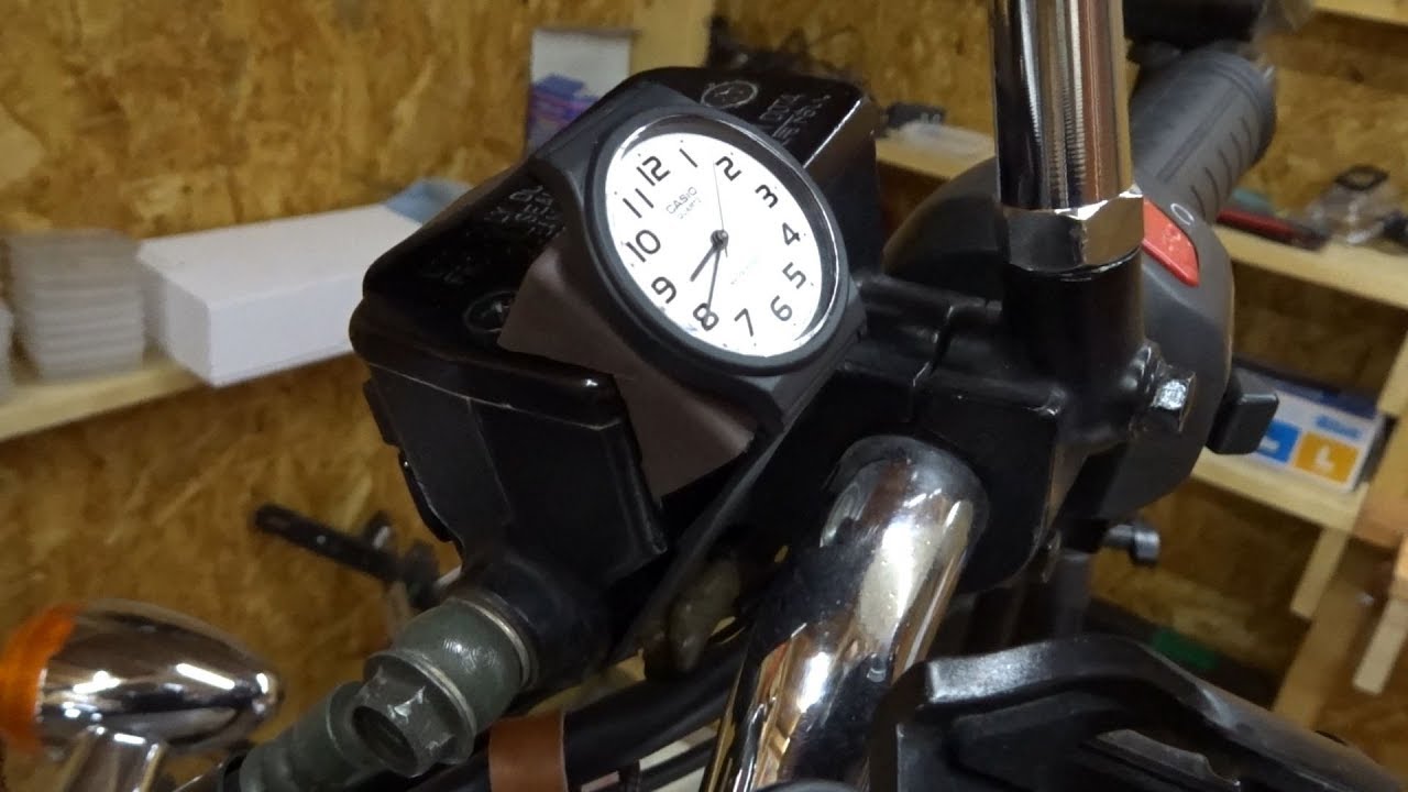 簡単 バイクに腕時計を付ける Bandit250 Gj77a Youtube