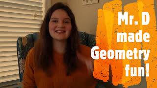 Famous Homeschool Student's Opinion of Mr. D Online High School Math Wealth
