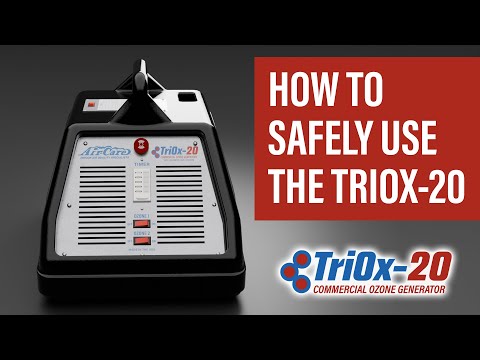TriOx-20 Ozone Generator Safety Procedures: The Complete Guide