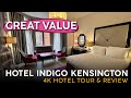 HOTEL INDIGO KENSINGTON London, England【4K Hotel Tour &amp; Review】Great Location &amp; Value!