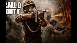 Call of Duty 2 Demo Gameplay Ultra Graphics 4K|WWII Epic Realistic Combat|COD2 Remastered Experience