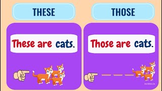 This - That | These - Those | Near - Far | Demonstrative Pronouns | Grammar | English For Kids