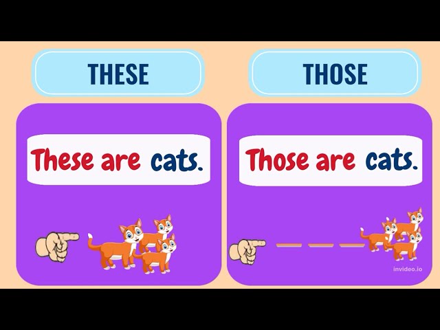 Grammar Tutorial - Demonstrative Pronouns - This & That