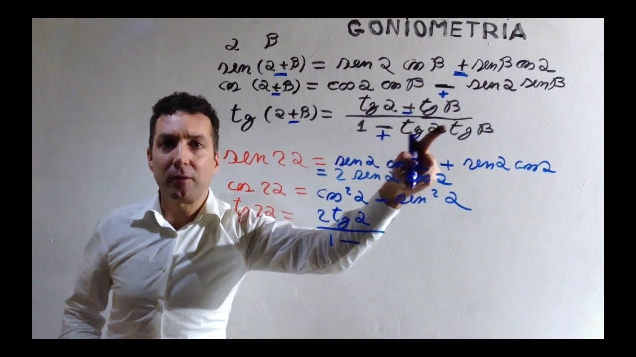 Goniometria .Formule di addizione , duplicazione, bisezione , parametriche  .Lezione 3/4