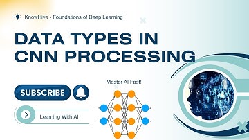 3.6 Data Types in CNN Processing  | Handling Images, Tensors & Feature Maps