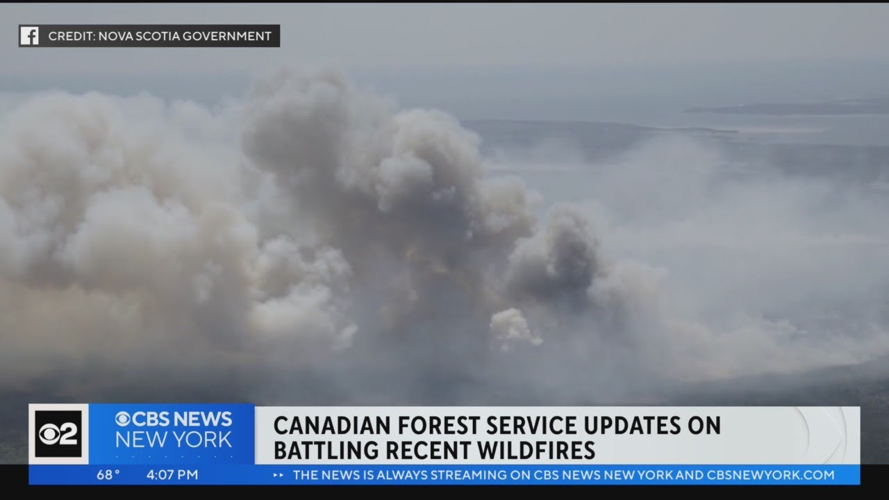 Canadian Forest Service updates on battling recent wildfires - YouTube