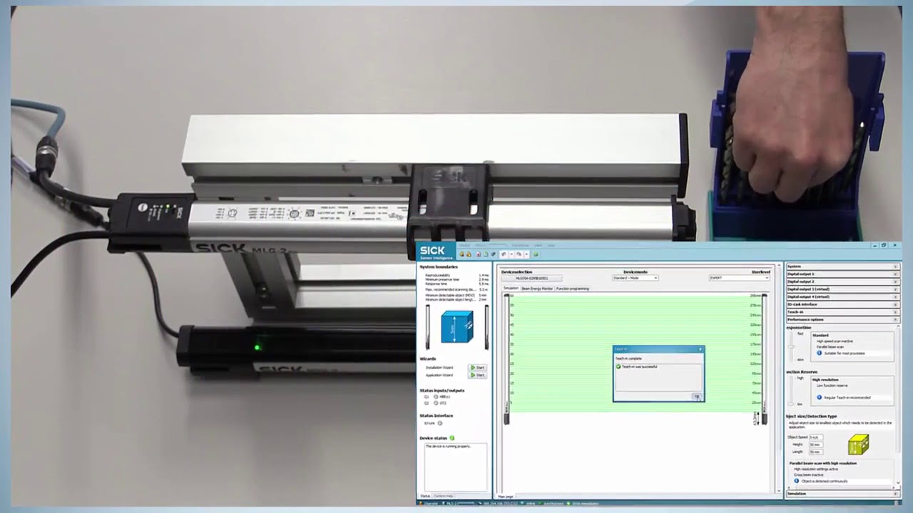 Tutorial MLG 2 Part 4 4  Settings for high resolution   SICK AG