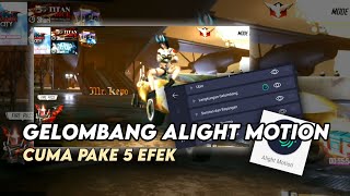 Tutorial gelombang getar di alight motion 🔥 || TUTORIAL ALIGHT MOTION