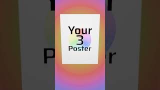 Vid06- posters - Abstract - happy #shubol3d #redbubbleseller #redbubbleposters