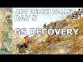 Series of Miraculous Events Cliff Edge Recovery! ADV Death Valley Day 5 Moto Camping Dual Sports