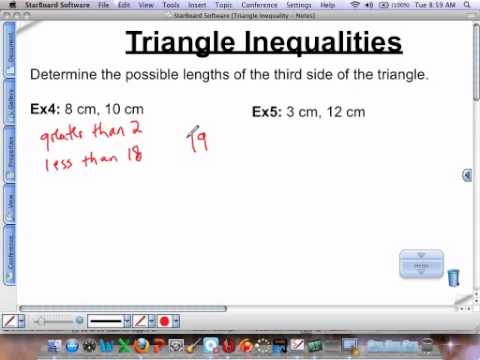 triangle side third