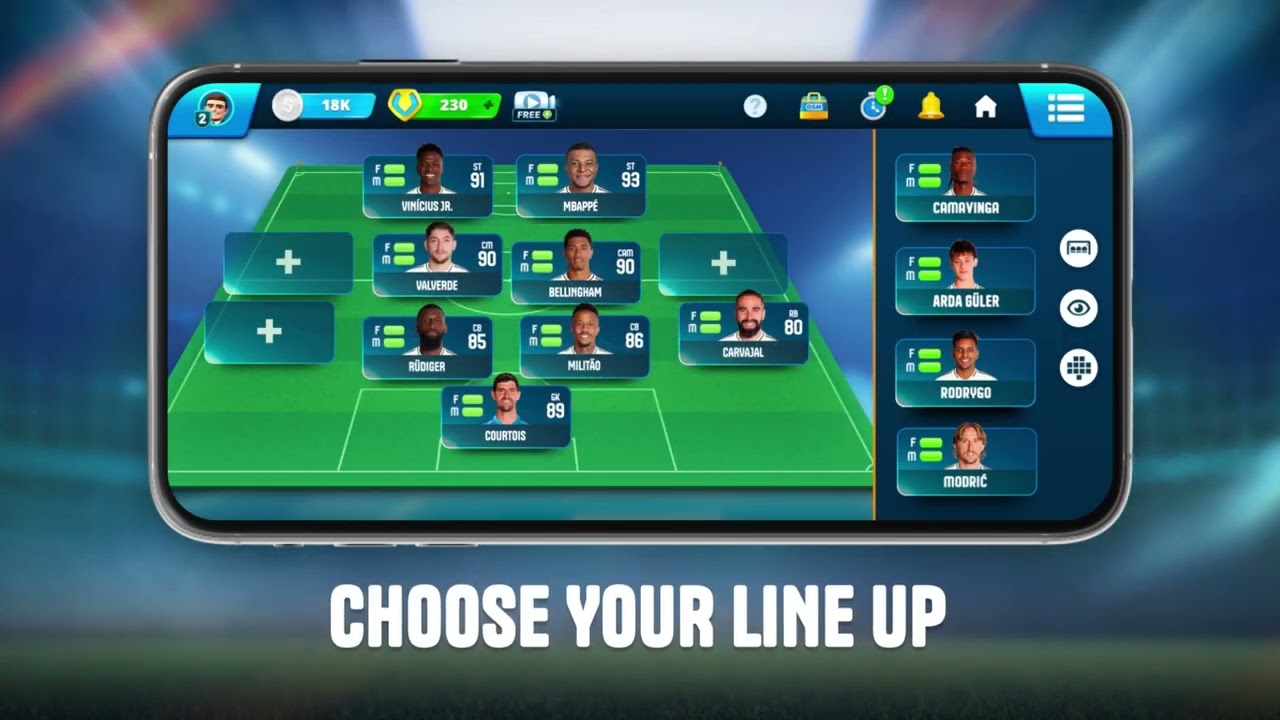 OSM 25 Football Manager game (apk) download for Android