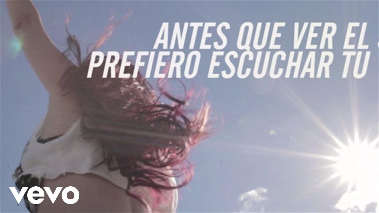 Dulce María - Antes Que Ver El Sol (Lyric Video) - YouTube