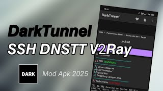CARA MENGGUNAKAN DARKTUNNEL❗SSH DNSTT V2RAY 2025
