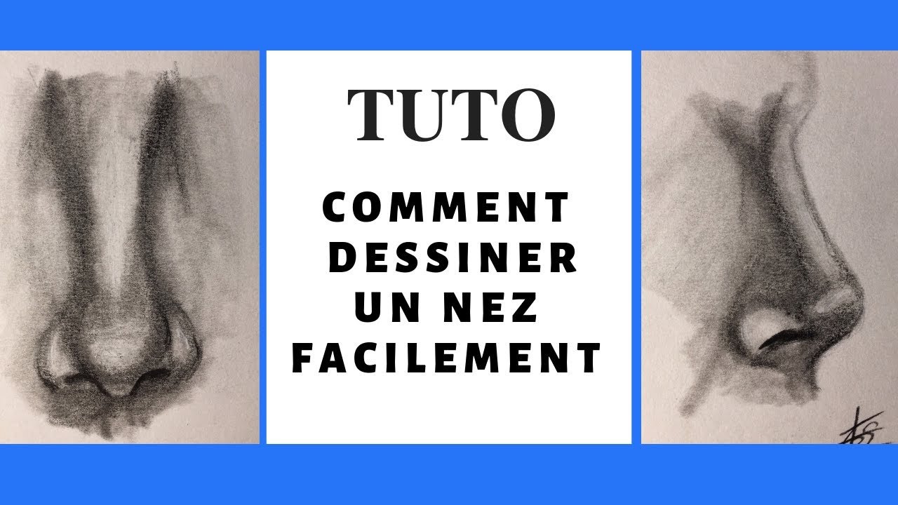 Comment dessiner un nez facilement - YouTube