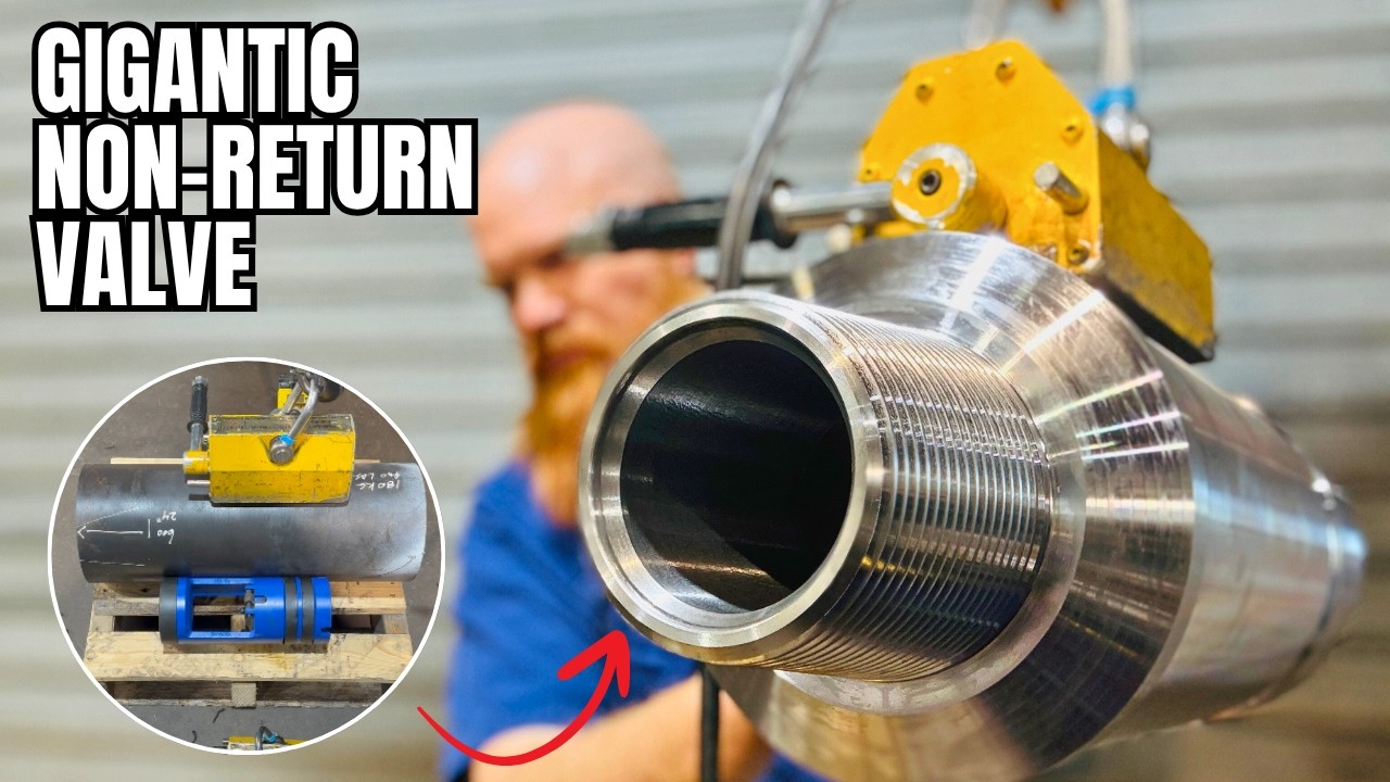 Making a GIANT Non Return Valve (With Shop Made MONSTER Tools!)