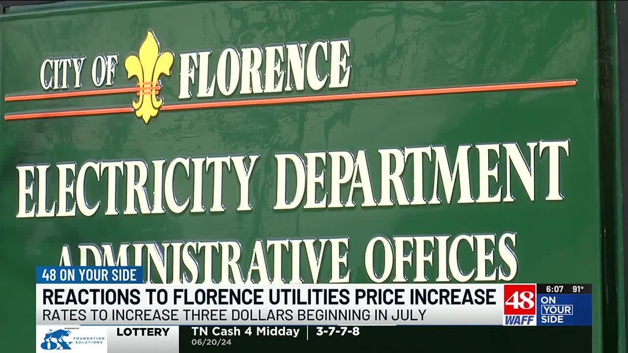 Florence residents react to utility price hike