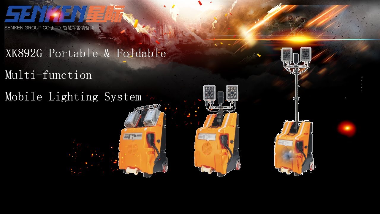 Mobile Lighting System——Portable & Foldable Multi-function （SENKEN-2020 NEW）