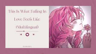 JVKE - This Is What Falling In Love Feels Like (Multilingual) | [SPED UP]